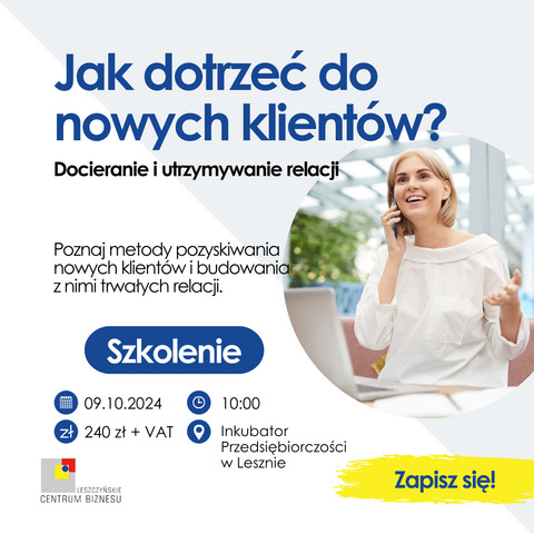 Jak dotrzeć do nowych klientów? - szkolenie