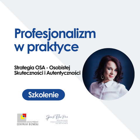 Szkolenie Profesjonalizm w praktyce - strategia OSY
