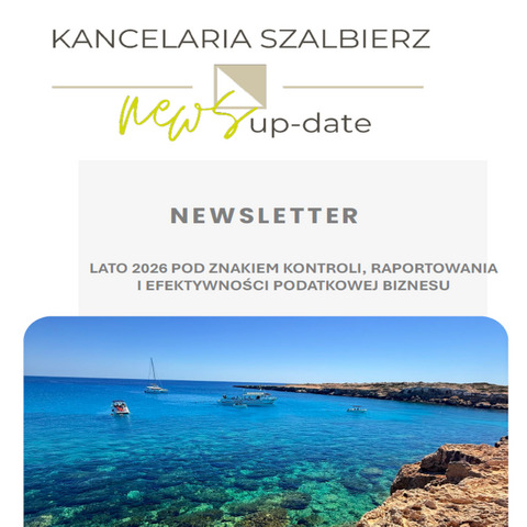 Newsletter prawno-podatkowy