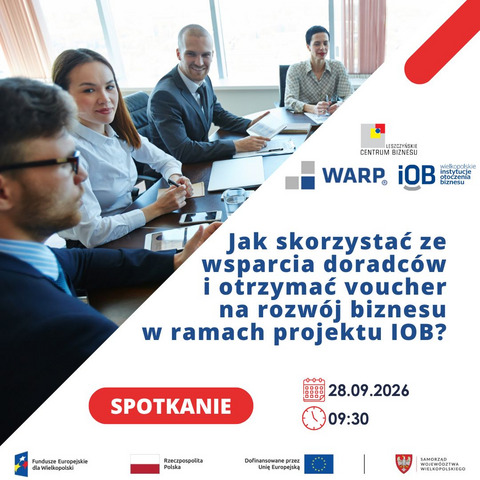 Bezpłatne spotkanie dla przedsiębiorców nt. naboru do projektu IOB
